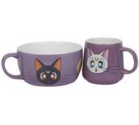 GB eye Sailor Moon Luna and Artemis Breakfast Set, Purple, BS0010