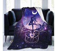Sailor Moon Micro Fleece Throw Blankets Super Soft Cozy Luxury Couch Bed Blanket for Home Bedding Living Room 150CM X 125CM