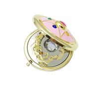 Sailor Moon Mirror, Portable Crystal Star Makeup Compact Mirrors, Foldable Double Mirror Gift
