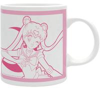 Sailor Moon Sailor Moon and Luna Cup white pink Onesize