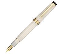 Sailor Professional Gear Slim Shiki-Oriori Fountain Pen, Ivory Lame - MF