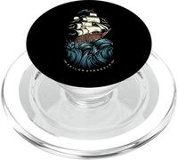 Sailor Struggle Faith Over Storms Tall Ship Art PopSockets PopGrip for MagSafe