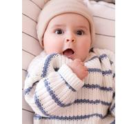 Sailor-Type Jumper with Opening on the Back, for Babies blue