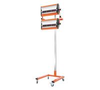 SailorMoon 2000W Short Wave Infrared Paint Dryer Curing Lamp with 360° Rotation Timer Automotive Bodywork Repair Putty Drying and Spray Booth Use Free Standing Carbon Heater on Wheels Orange