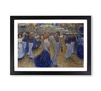 Sailors Ball by Eugene Jansson Framed Print | A2 Black Framed Wall Art | Ready to Hang | Modern Nature Picture | Living Room Bedroom Lounge Office
