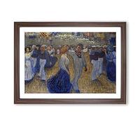 Sailors Ball by Eugene Jansson Framed Print | A2 Walnut Framed Wall Art | Ready to Hang | Modern Nature Picture | Living Room Bedroom Lounge Office