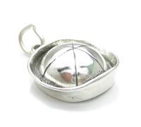 Sailors hat sterling silver charm .925 x 1 Sailor Hats Navy charms