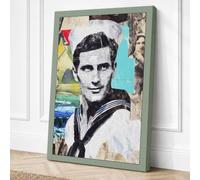 Sailor's Memory Eclectic Canvas Wall Art Print 30x20 Inch