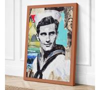 Sailor's Memory Eclectic Canvas Wall Art Print 36x24 Inch