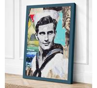 Sailor's Memory Eclectic Canvas Wall Art Print 36x24 Inch