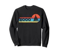 Sailors Sailboats Vintage 2000 Birthday sailing Yachting Sweatshirt