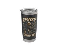 Sailors Sea Crazy Shanty Guy Stainless Steel Insulated Tumbler