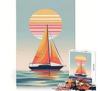 Sailor's Sunset Jigsaw Puzzle for Teenagers 1000 Pieces Reason Skill Toy Calming Play Exact Cut Perfect Present (50x75cm)