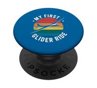 Sailplane Pilot Flight Training School Glider PopSockets Adhesive PopGrip