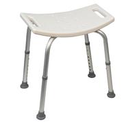 SAILUN Medical Shower Stools Shower Chair Bath Seat Aluminum Legs Stool Transfer Bench SPA Bathroom Bathtub Chair Home No-Slip Safety Adjustable 8 Height (Rectangle)