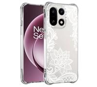 Sailundeng Phone Case for OnePlus 15 Case CPH2747 Cases Girls Women, Slim Shockproof Clear Floral Pattern Flexible TPU Protective Cover for OnePlus 15 5G Mandala
