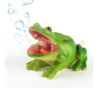 Saim Aquarium Small Frog Air Bubbler Decorations Resin Animal Funny Frog Sculptures Aerating Action Ornament, Oxygen Bubble Resin Crafts for Aquarium Fish Tank Decor