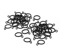 Saim Metal Curtain Rings Hanging Rings for Curtains and Rods 25mm Internal Diameter 40 PCs