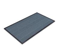 Saime Trading Heavy Duty Kitchen Runner Rugs Non Slip Super Abosrbent Doormats Washable Floor Mats for Hallway Kitchen Office Indoor Outdoor (Grey, 40 x 60 cm)