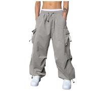 Saingace Black Cargo Trousers Men Gingham Trousers Couples Matching Men'S Travel Pants Men'S Softshell Trousers Mens Work Trousers Elasticated Waist Adjustable Belts For Men Navy Work Trousers