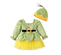 Saingace Christmas Dress 2 3 Girls Outfits 5-6 Years Baby Girl Birthday Dress 1 Year Old Red Velvet Christmas Toddler Red Party Dress Baby Girl Outfit 3rd Birthday Dress