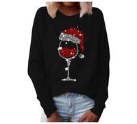 Saingace Navy Christmas Jumper Women Women'S Xmas Tops Yes No Jumpers For Women Uk Xmas Penguins Boys Red Christmas 2024 Jumper White Letter Cotton Christmas Jumper Christmas Tshirts For Women