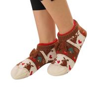 Saingace Thick Socks Girls Women'S Slipper Socks Neutral Socks Men Socks Christmas Christmas Stocking For Her Lined Socks Thick Woolen Socks Women Christmas Novelty Under 5