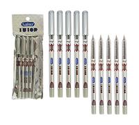 SAINO 10 x 0.6mm Fine Tip Tutor BLUE Ultra Smooth Ballpoint Pens Soft Ball Pens