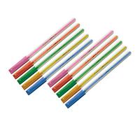 SAINO 10 x 0.7mm Love BLUE Ballpoint Pens Smooth Ink Flow Office School Home