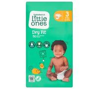 Sainsbury's Little Ones Dry Fit Size 3 Midi 56 Nappies - (Pack of 6)