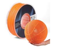 SainSmart PEBA High Rebound 90A Flexible Filament, 1KG (2.2lbs), Super TPU with 78% High Rebound, 20% Lighter & 2X Faster Printing, Nylon-Based Strength, Adjustable Flexibility, 1.75mm, Orange