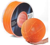 SainSmart PEBA High Rebound 90A Flexible Filament, 1KG, Super TPU with 78% High Rebound, 20% Lighter & 2X Faster Printing, Nylon-Based Strength, Adjustable Flexibility, 1.75mm, Orange