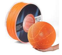 SainSmart PEBA High Rebound 90A Flexible Filament, 1KG (2.2lbs), Super TPU with 78% High Rebound, 20% Lighter & 2X Faster Printing, Nylon-Based Strength, Adjustable Flexibility, 1.75mm, Orange