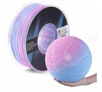 SainSmart PEBA High Rebound 90A Flexible Filament, 1KG, Super TPU with 78% High Rebound, 20% Lighter & 2X Faster Printing, Nylon-Based Strength, Adjustable Flexibility, 1.75mm (Blue Pink)