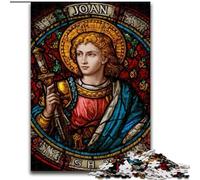 Saint A Stained Glass 1000 Piece Jigsaw Puzzle for Adults And Teenagers, Challenging To Complete But Fun And Humorous Birthday Present, Gifts, Wall Art (26x38cm)