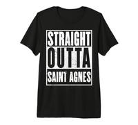 Saint Agnes Beach, Straight Outta Saint Agnes Premium T-Shirt