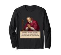 Saint Alphonsus Liguori Trust God Inspirational Quote Long Sleeve T-Shirt