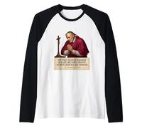 Saint Alphonsus Liguori Trust God Inspirational Quote Raglan Baseball Tee