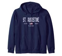 Saint Augustine Florida Field/St. Augustine FL Zip Hoodie
