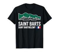 Saint Barts Deco Emblem Travel Souvenir T-Shirt