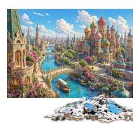 Saint Basil's Cathedra 1000 Piece Wooden Jigsaw Puzzle,Gift Idea,Whimsical Challenge,Stress Relief,Great Gifts,Home Wall Decor,Wood,Adults & Kids 14+ (75x50cm)