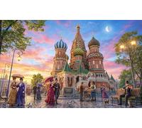 Saint Basil's Cathedral 1000 Piece Jigsaw Puzzle,Educational Toy,Stress Relief,Gift Idea,Impossible Challenge,Premium Cardboard,Adults & Kids 14+,Home Wall Decor 38x26cm