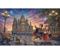 Saint Basil's Cathedral 1000 Piece Jigsaw Puzzle,Gift Idea,Home Wall Decor,Premium Cardboard,Whimsical Challenge,Educational Toy,Adults & Kids 14+,Stress Relief 38x26cm