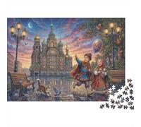 Saint Basil's Cathedral 1000 Piece Jigsaw Puzzle,Gift Idea,Home Wall Decor,Premium Cardboard,Whimsical Challenge,Educational Toy,Adults & Kids 14+,Stress Relief 38x26cm