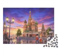 Saint Basil's Cathedral 1000 Piece Jigsaw Puzzle,Premium Cardboard,Impossible Challenge,Educational Toy,Gift Idea,Stress Relief,Home Wall Decor,Adults & Kids 14+ 52x38cm