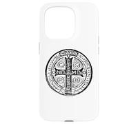 Saint Benedict Cross St. Benedict Medal Catholic Christian Case for iPhone 15 Pro