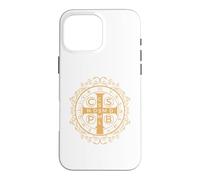 Saint Benedict Medal Catholic Image Case for iPhone 16 Pro Max