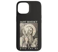 Saint Benedict of Nursia Pray for Us Catholic Devotional Case for iPhone 15
