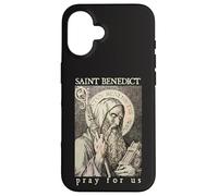 Saint Benedict of Nursia Pray for Us Catholic Devotional Case for iPhone 16