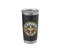 Saint Bernadette Catholic Devotional Cross Stainless Steel Insulated Tumbler